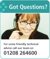 For Some Friendly techincal advice call our team on 01726 893129